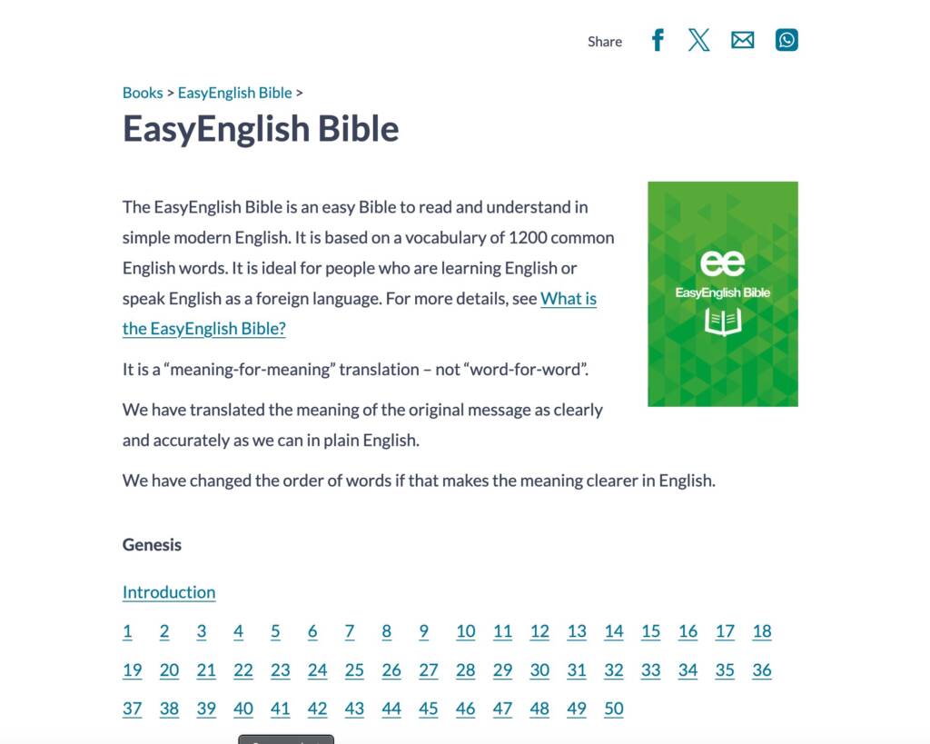 Easy English Bible
