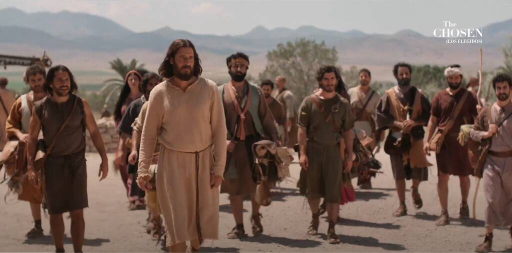 Jesus finds Martha
