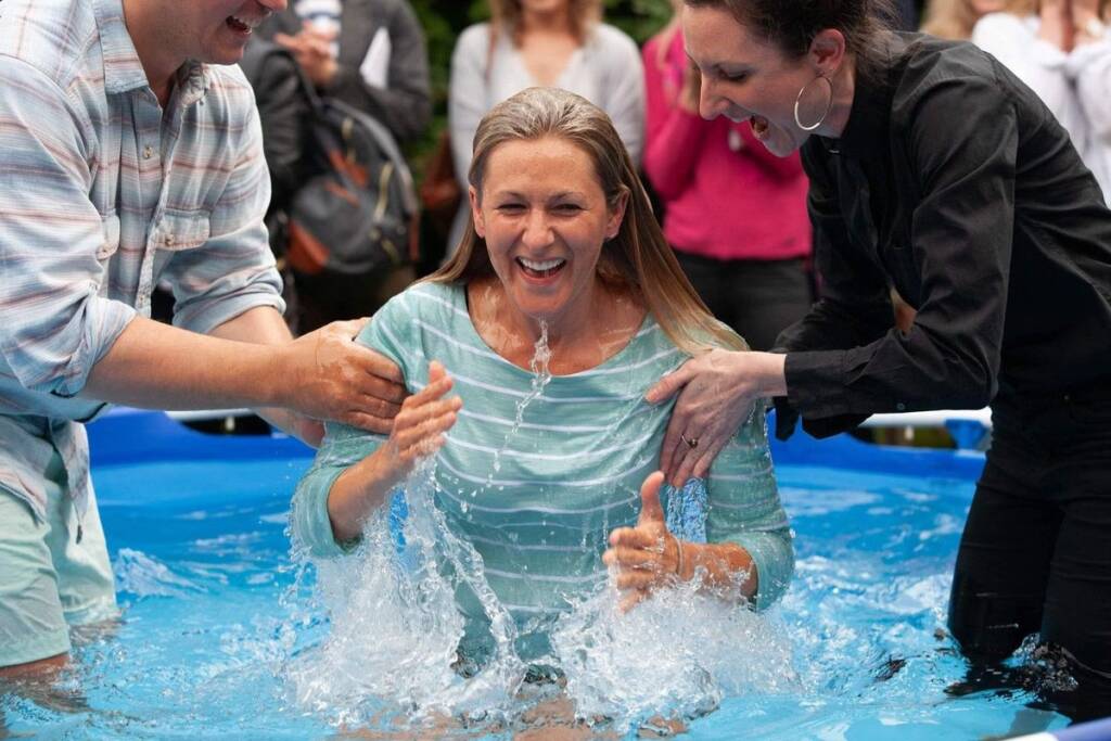 Pool baptism