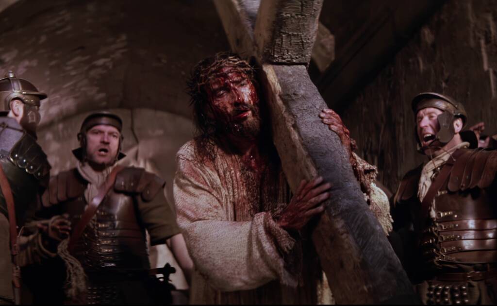Jesus bearing the cross