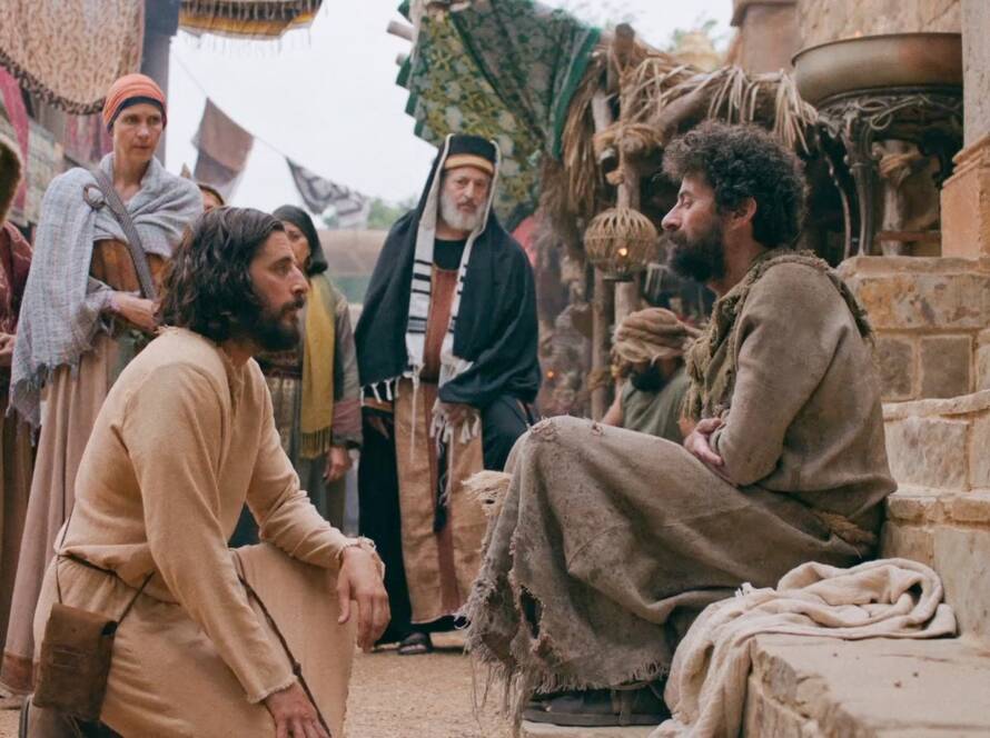 Jesus and the blind man