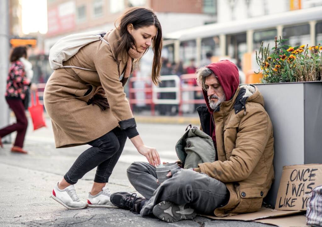 Helping the needy