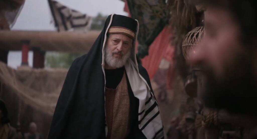 Pharisee looks on
