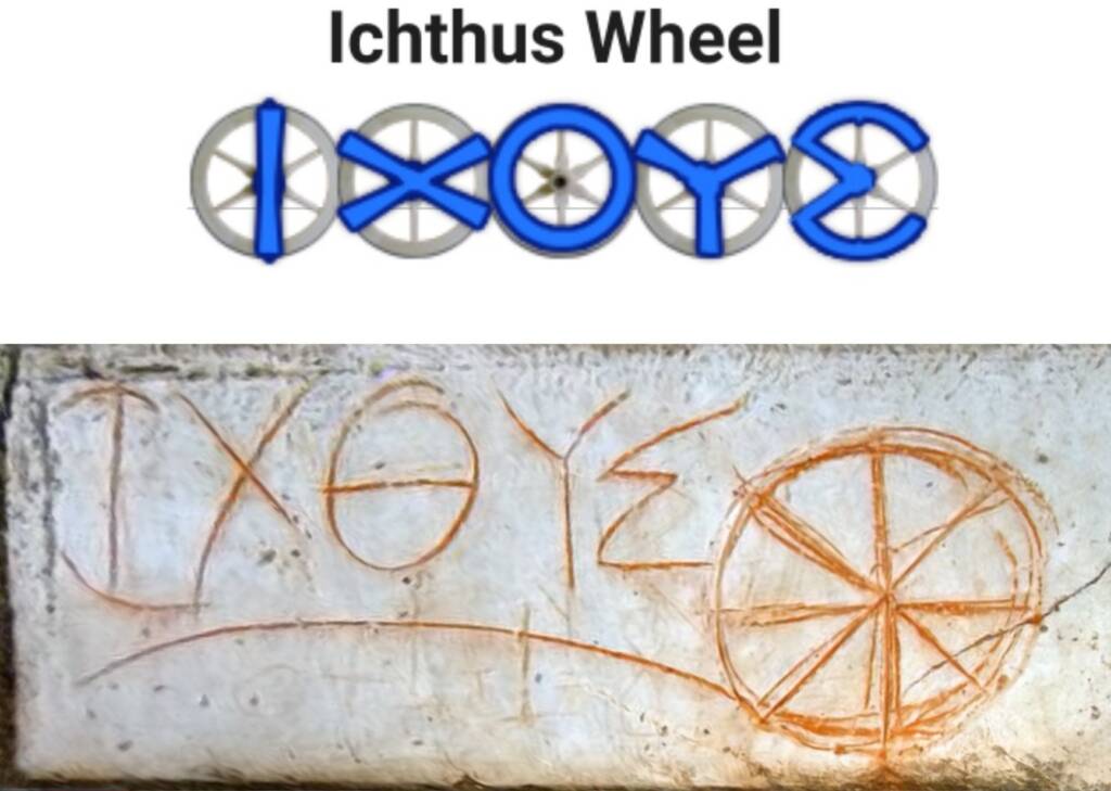 IXOYE wheel, the earlier version of the symbol.