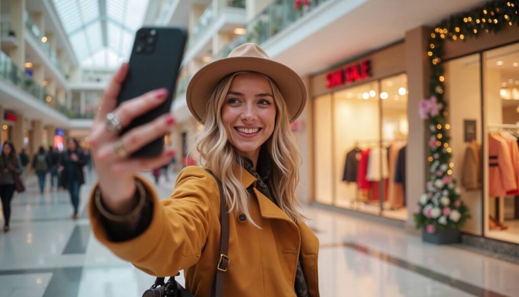 Taking a selfie
