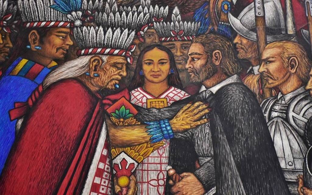 The clash of civilizations, Hernan Cortés in Mexico.
