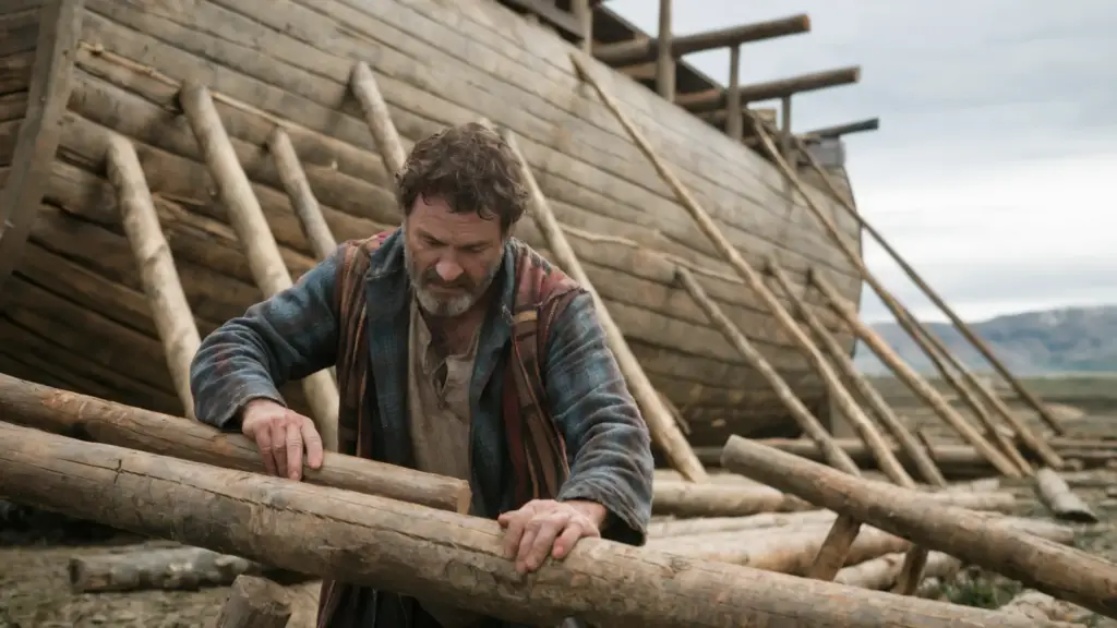 Noah building the ark