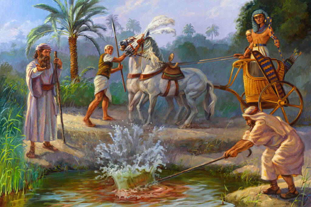 Water turned into blood