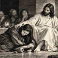 Mary of Bethany anoints Jesus